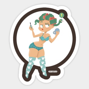 Medusa-Date Sticker